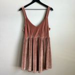 Saltwater Luxe  Stunner Velvet Mini Dress in Dusty Rose Size Medium Photo 3