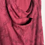 Lulus Garden of Romance Floral Burnout Strapless Maxi Dress XXL Burgundy New Photo 10