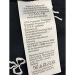 J Crew Black High Collar Tie Neck Blouse Ribbon Print Velvet Trim Size M NWT!! Size M Photo 3