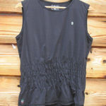 Freddy DIWO Black Active Workout Top Black Size L Photo 0