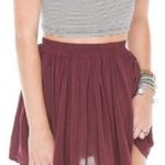 Brandy Melville Maroon  Skirt Photo 0