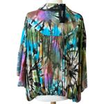 Tolani Collection Ruth Multi Print Tie Dye Front Tie Top Photo 7