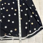 Soma Pajamas Set Women's Size XXL and Large Polka Dots Button Down Pants PJs Black Photo 9