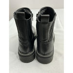 Time & Tru Womans Ankle Boots Stretch 7.5 Black Side Zip Lug Heel NWOT Photo 4