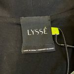 Lysse  Women’s Black Faux Leather Sleeves Blazer NWT Size Small Photo 3