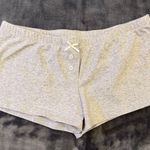 Brandy Melville Grey Shorts Blue Polka Dot Shorts  Photo 0