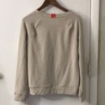 Marc New York Andrew Marc Crewneck Beige Sweater M Academia Cabincore Preppy NEW Photo 1