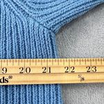 Soft Surroundings Soft Surrounding Womens Cozy Chenille Crewneck Fisherman Knit Sweater Blue Small Photo 5