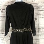 Celeb Boutique Kiera Limited Edition Tuxedo Jumpsuit deep V front Black size XS Photo 5