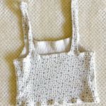 American Eagle AE Outfitters Floral Ribbed Tank Top Photo 4