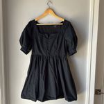 Madewell  Poplin Puff Sleeve Mini Dress Size 8 Photo 2