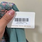 Skies Are Blue NWT  Floral Midi Skirt Pink Blue  Tiered Layered Size MP Photo 5