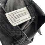 Universal Threads Universal Thread Denim Pencil Skirt Size 2/26R Raw Fringe Hem Black Casual Chic Photo 5