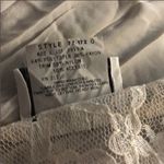 Byer California VINTAGE Amy Too!  White Lace Pleated
Duster Cardigan Dress 14.5 Photo 8