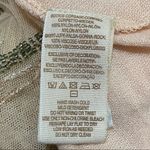 Free People  Holiday to India Peach Mesh Beaded Top Photo 10