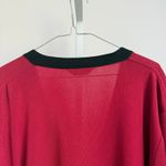 Misook Cardigan Sweater size XL Knit Pockets Long Sleeve Career Casual Red Photo 6