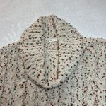 Moon & Madison Cowl Neck Confetti Chunky Knit Sweater Size Small Cozy Neutral Brown Photo 2