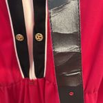 California vintage TABBY OF 80's Long Sleeve Dress w Belt Red/black/White-12 Photo 6