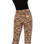 Wrangler NWT Free People x High Rise Tiger Print Crop Straight Leg Jeans 27 Photo 3