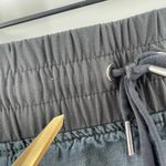 Athleta  Cabo Shorts Size 16 100% Linen Washed Out Black Pull On Summer Casual Photo 4