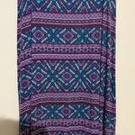 🎄J. Jill Blue and Purple Geometric Midi Skirt Size undefined Photo 0