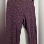 Lululemon  Align High Rise Burgundy Print Leggings. Size 4. EUC Photo 3