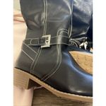 st. john's bay New Women’s Black Memory Foam Douglas Black Heel Boots Size 6.5 Photo 2