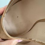 Nine West  Patent Leather Nude Tan Pump Career Office Wear Size 6 Almond Toe Photo 11