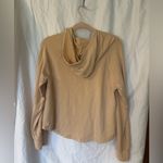 Athleta  BUTTERY BEIGE LONG SLEEVE BOARDWALK HIGH HIP HOODIE Size small Photo 8