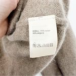 Darling Angora Blend Embroidered Pearl Embellished Cardigan Size Medium Tan Photo 8