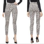 Good American NEW Good Waist Crop Jeans Snow Leopard Photo 10