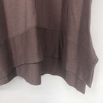 Culture Phit Size S Oversize Lounge Tunic Top Cold Shoulder Brown Long Sleeve Photo 4