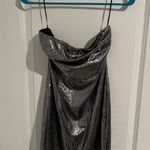 Princess Polly  Shiny Strapless Dress – Size 6 Photo 0