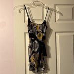 Daytrip Black Yellow Grey Dressy Going Out Tank Top Small Photo 3
