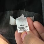 Loft New Ann Taylor Striped One Button Blazer Jacket Womens Size 4 Gray Photo 2