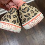 Sperry  Cheetah Tan/Brown/Coral Slip-on Tennis Shoes Photo 6