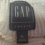 Gap  Cream Waffle Knit Hoodie Hooded Long Sleeve Sweatshirt Sweater Top Size XL Photo 2
