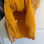 Honey Belle Dress Size Small Mustard Yellow Floral Sundress Vacation Cruise Photo 3