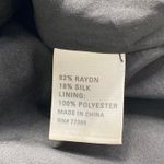 Madewell  Broadway & Broome Velvet Midi Dress Black Textured Size 0 Witchy Goth Photo 7