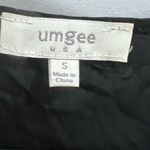 Umgee black baby doll boho peasant top vneck dress size small Photo 6