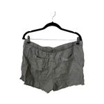 Bella Dahl  Frayed Hem Pocket Dark Olive Short Sz L Photo 3