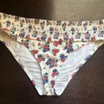 Tory Burch  Ivory Costa Smocked Bikini Bottom Photo 1