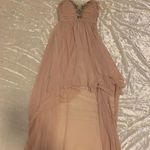 City Triangles Blush sweetheart high low gown Photo 2