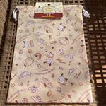 Sanrio Yellow Drawstring Bag With Pochacco Cinnamoroll Pompompurin Photo 0