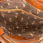 American West Brown Studded Leather Tote Bag Photo 4