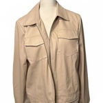 Elie Tahari New Zinc Vegan Leather Zip Up Jacket, size XL Photo 0