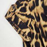 Jones New York Leopard Print Top with Tie Waist NWOT Size Large Leopard Top Photo 2