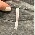 Free People  Gray and Black Lace Short Sleeve Peplum T-shirt, Size XS, EUC Photo 2