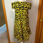 Maeve Anthropologie Collared Poplin Swing Mini Dress Black Yellow DaisyXS Size XS Photo 8