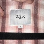 Rails  Angelica pink‎ plaid flannel mauve rose iron size M Photo 1